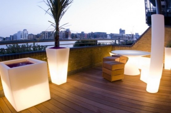 Tante soluzioni per arredare un terrazzo o una veranda la figurina Tasca A terrazza creativo