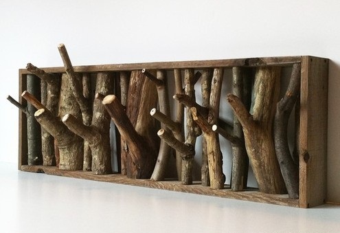 Idee originali per realizzare gli appendiabiti la figurina Scala appendiabiti fai da te