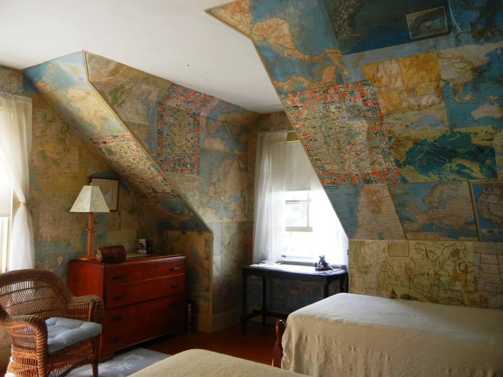 Carta da parati con mappe: preview.