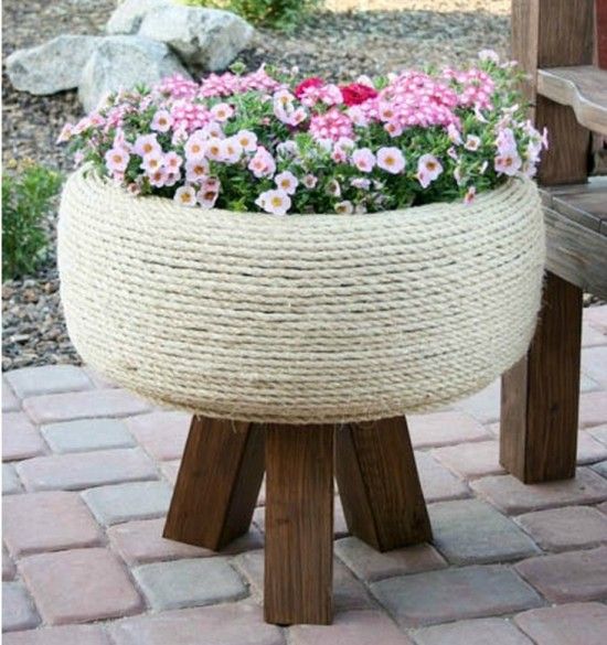 Riciclo creativo dei pneumatici, idee fai da te per casa e giardino Riciclo Giardino idee