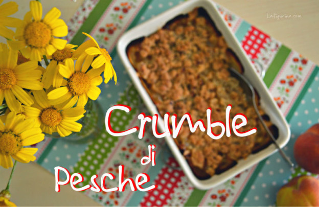 crumble di pesche estivo