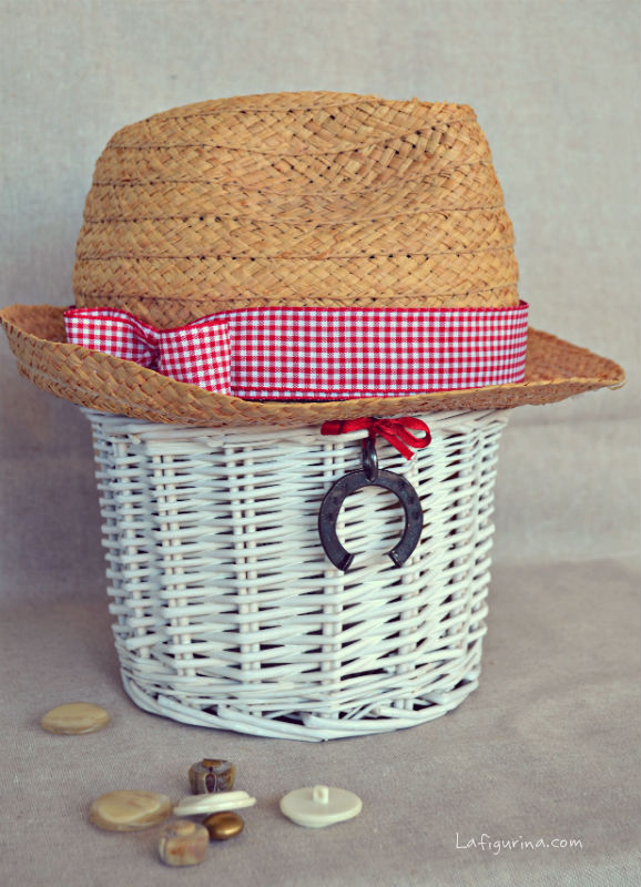 cappello di paglia stile country
