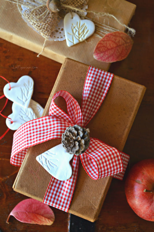 decorazioni natalizie in pasta di mais