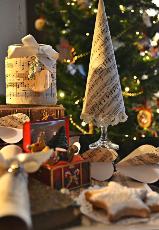 addobbi natalizi con note musicali