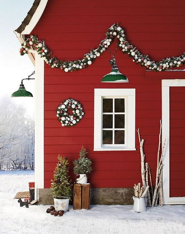 decorazioni natalizie in stile nordico cottage scandinavo