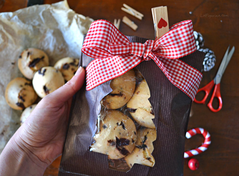 biscotti con gocce di cioccolato senza burro idea regalo