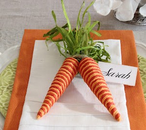 segnaposto di pasqua fai da te carote