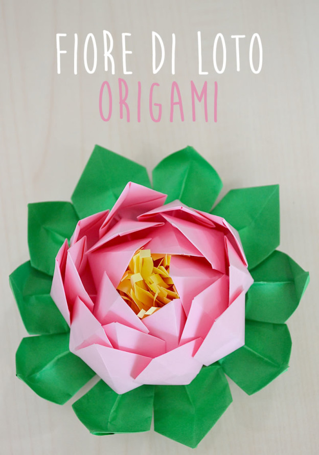 fiore di loto origami