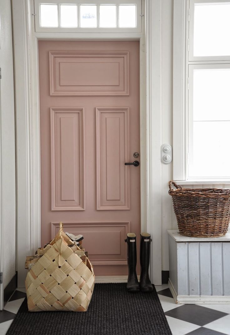 rosa cipria porta
