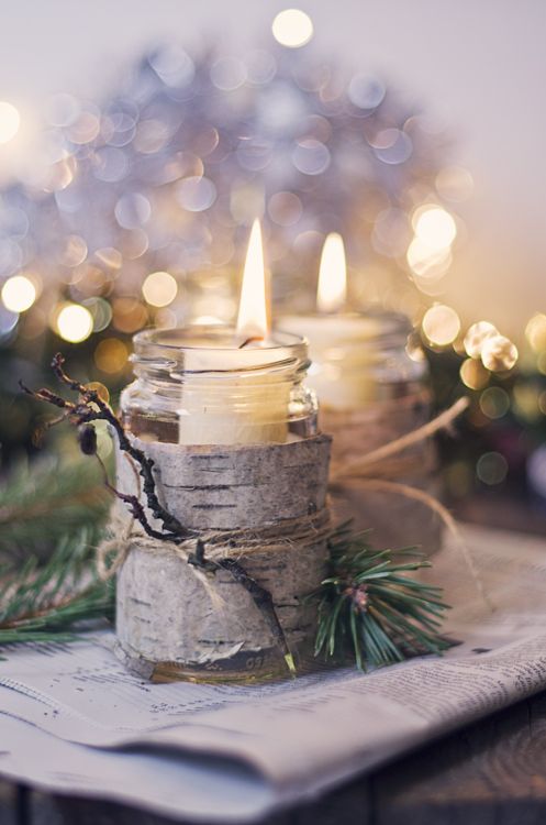 Decorazioni natalizie in stile scandinavo lanterne