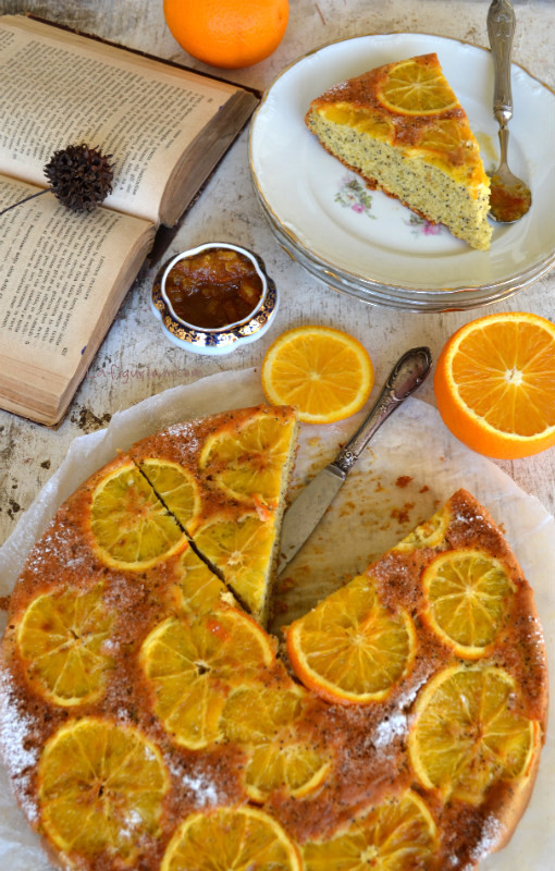 torta di arance e semi di papavero