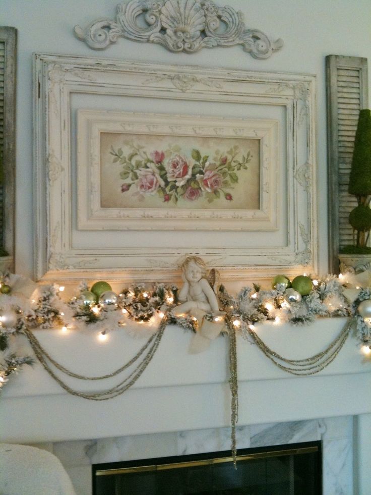 Shabby Addobbare Camino Per Natale