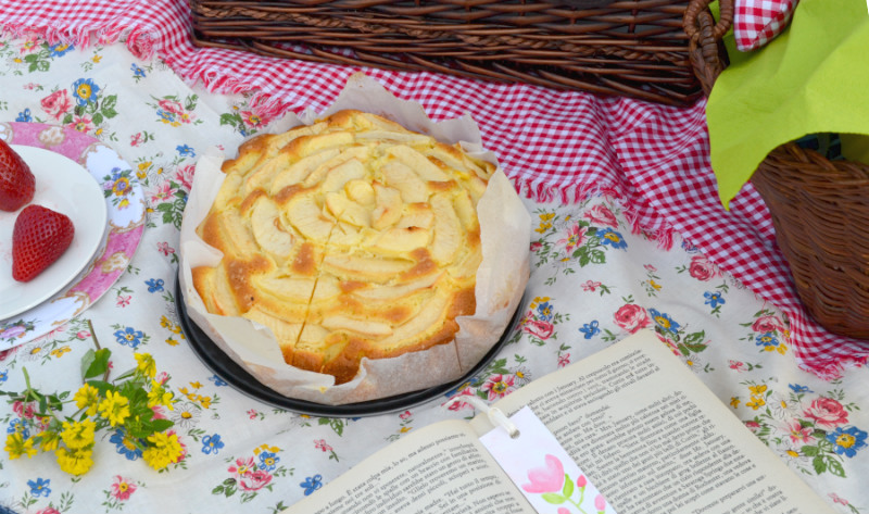 torta di mele senza burro picnic
