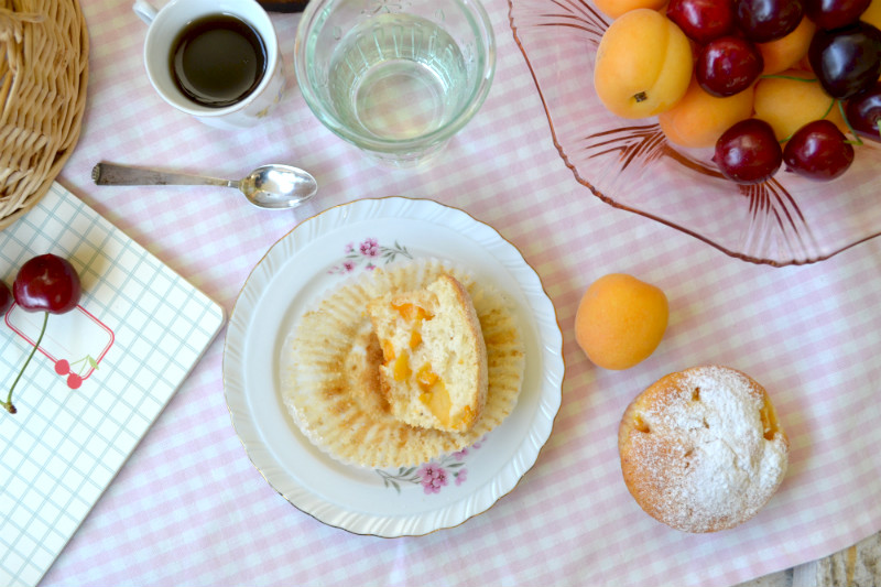 muffin con albicocche lafigurina