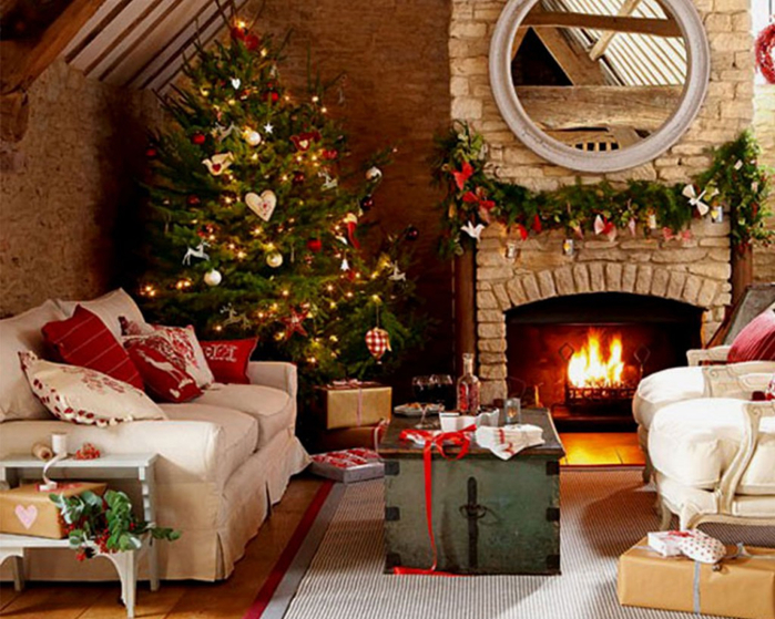 Addobbi Natalizi Rustici.Decorazioni Natalizie In Stile Country Per Un Natale Rustico