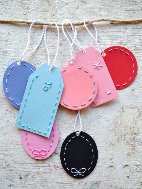 gift tags fai da te tutorial