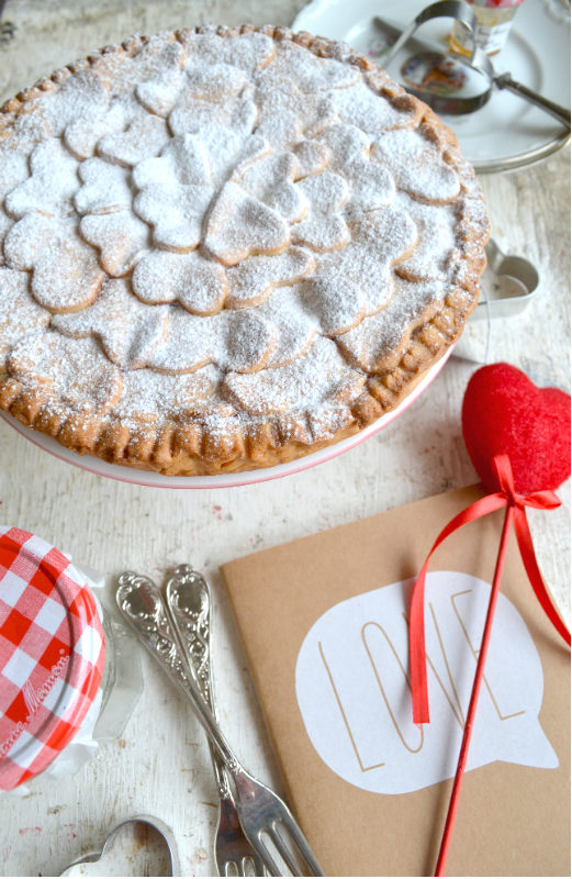 crostata di san valentino