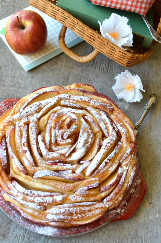 Torta pan brioche alle mele