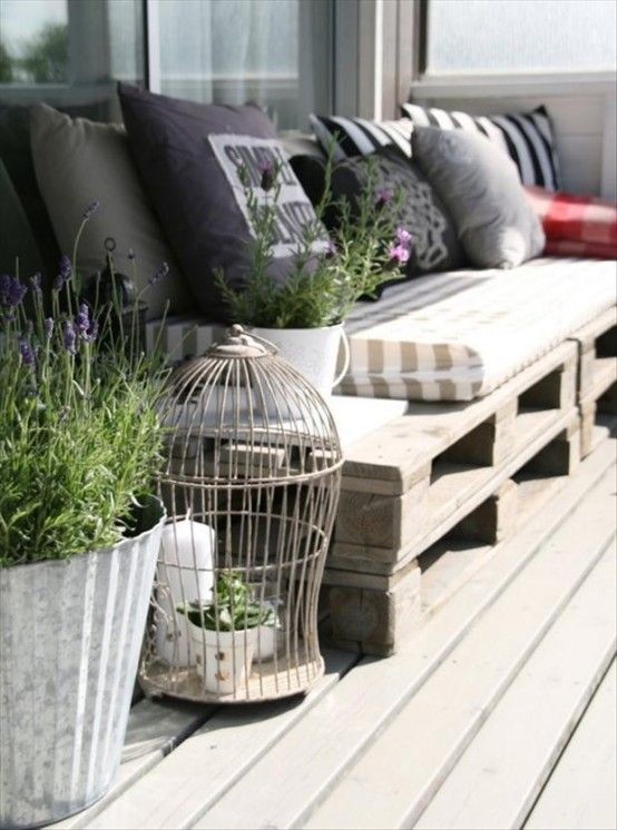 mobili da giardino fai da te divano