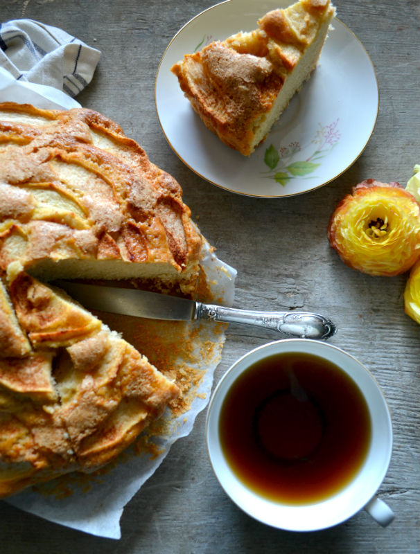 torta di mele all'acqua