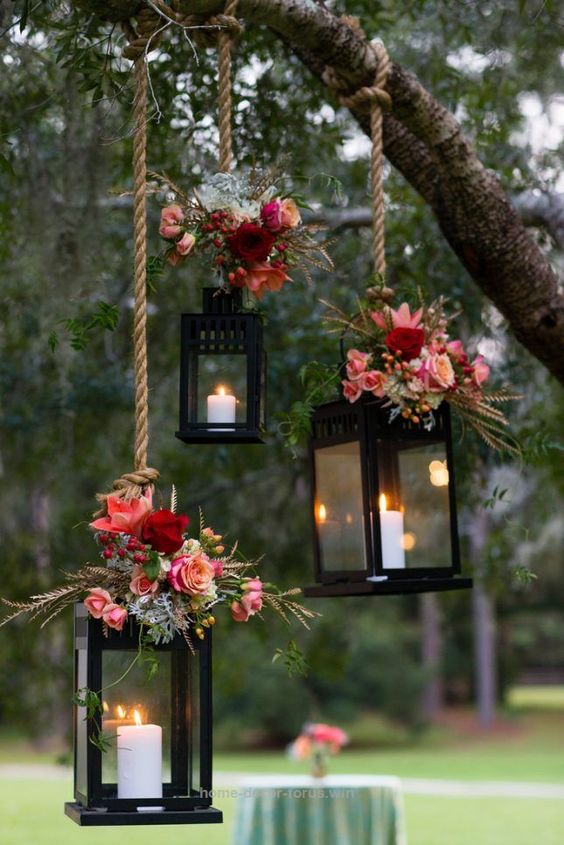 lanterne per illuminare giardino