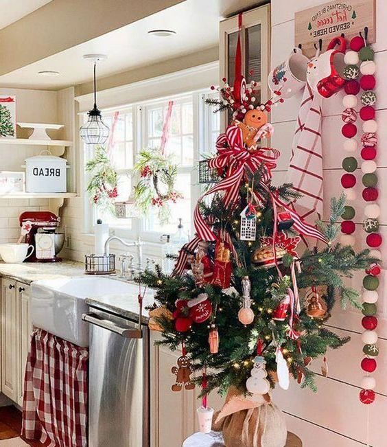 Cucina Natale.Come Decorare La Cucina Per Le Feste Natalizie La Figurina