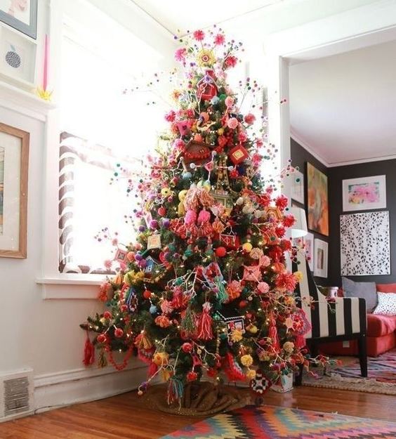 natale boho chic albero di natale