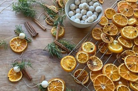 arance essiccate decorazioni naturali