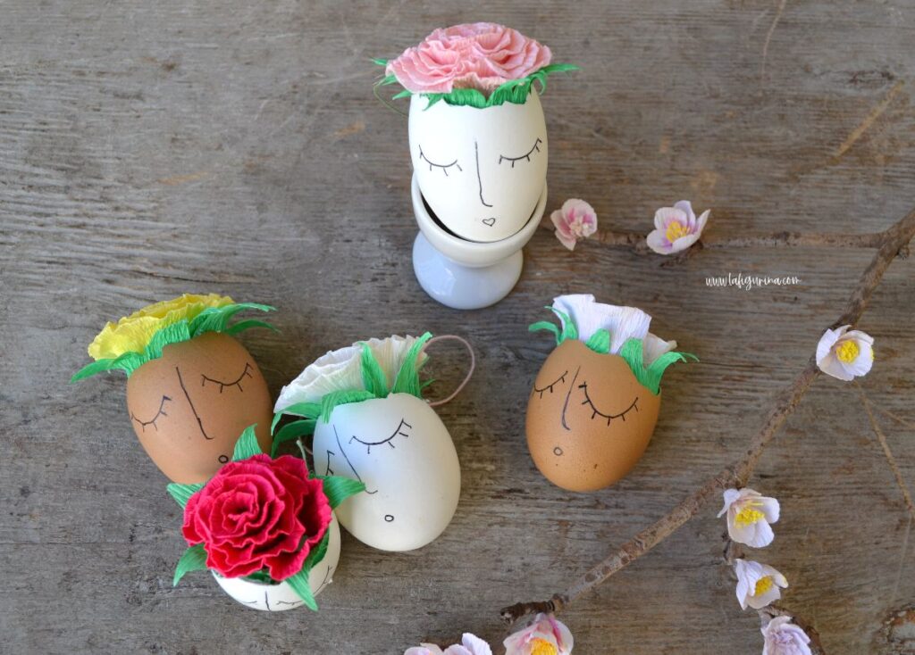 decorazioni di Pasqua con le uova tutorial