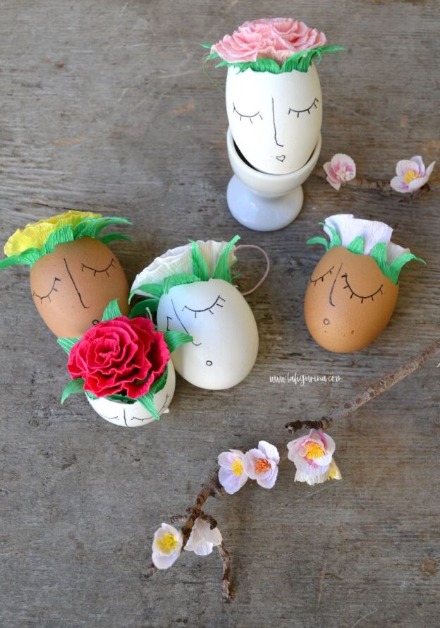 decorazioni di Pasqua con le uova
