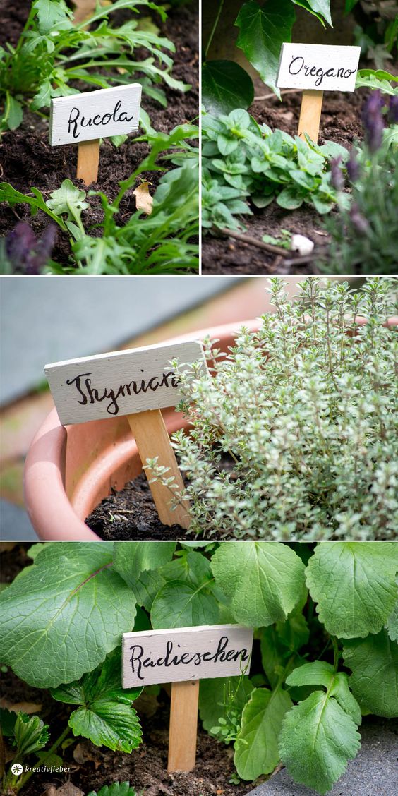 100 Cartellini etichette 5*7cm segna piante giardino orto vaso semi agricoltura 
