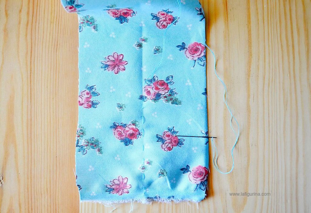 rosa di stoffa diy