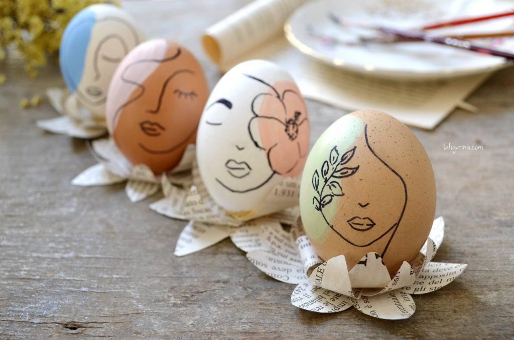 decorare le uova progetto dedicato alle donne