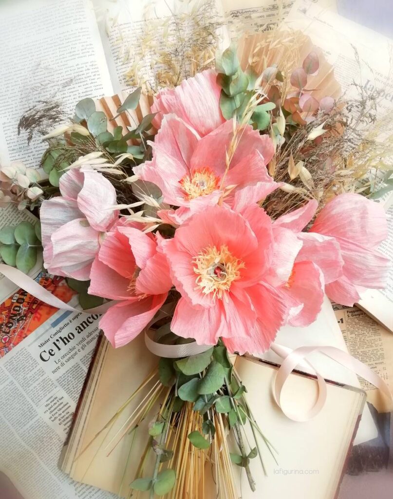 ice poppy fiori di carta