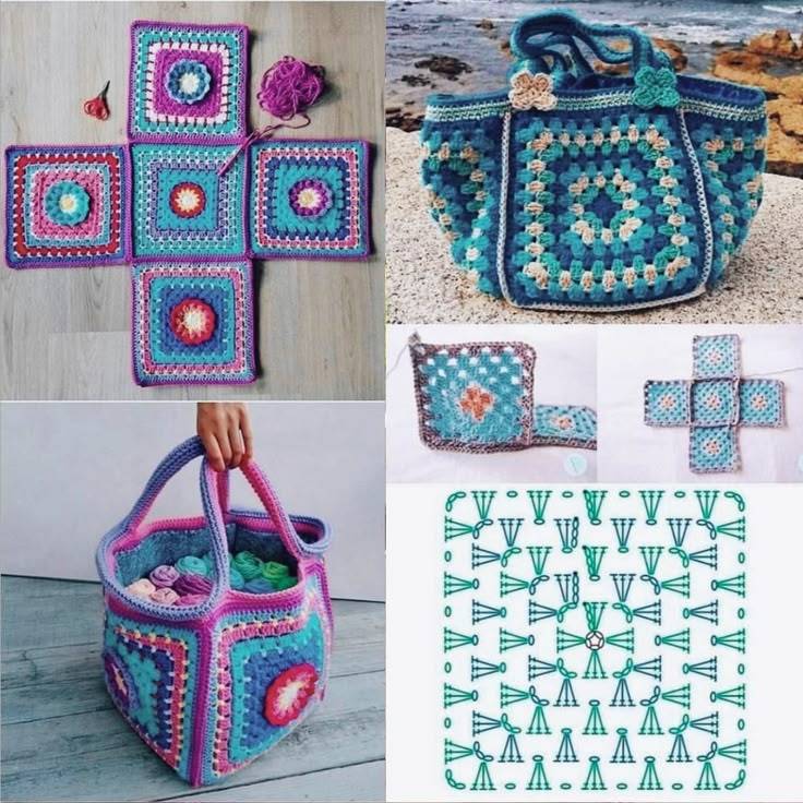 Crochet d’estate borsa da mare