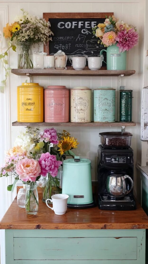 Come creare un coffee station vintage